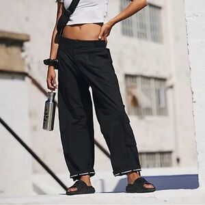 *Unavailable* Free People Movement Mesmerize Me Black Cargo Jogger Pants Small
